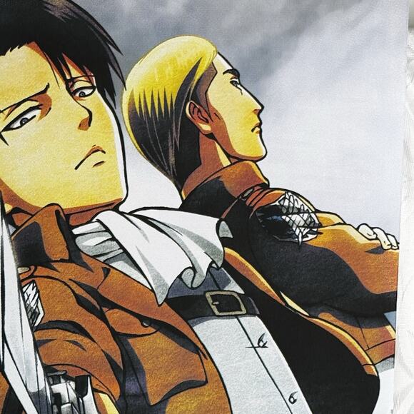 Attack on Titan Wall Scroll Eren Levi Erwin Hange Unbranded 31x42 - Picture 2 of 6